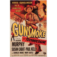 Gunsmoke Movie Poster in 11x17 size featuring classic Western theme.