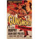 Gunsmoke Movie Poster in 11x17 size featuring classic Western theme.