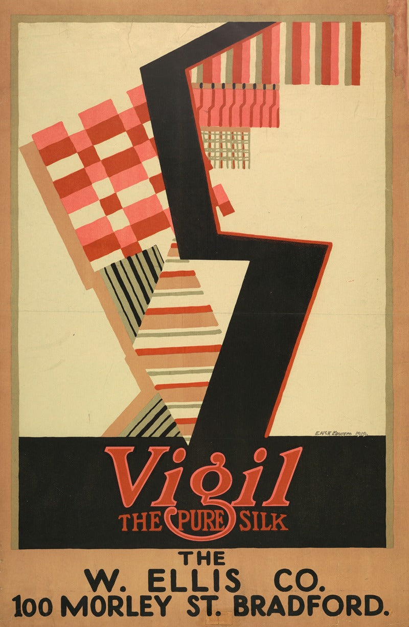 Virgil-The Pure Silk 1919 Art Print by Edward McKnight Kauffer