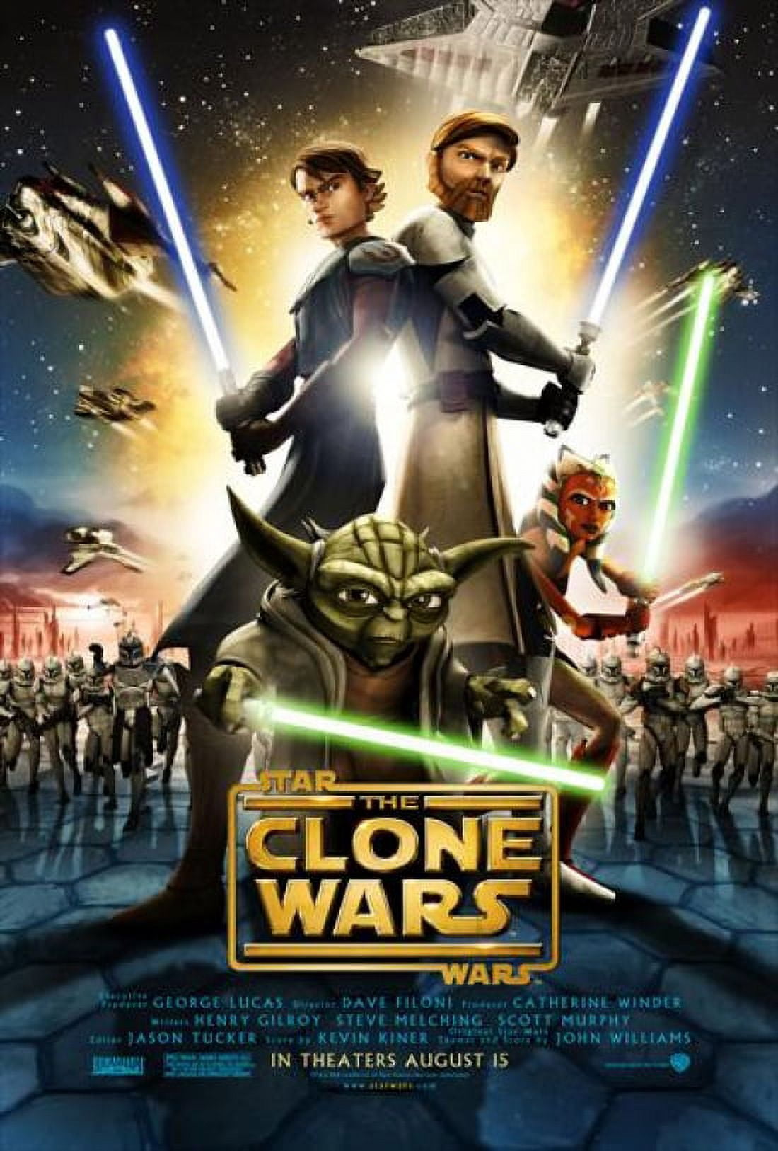 Star Wars: The Clone Wars Movie Poster 11x17 print