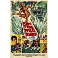 Ride the Wild Surf movie poster 11x17 print showcasing vibrant surf culture.