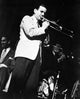 Glenn Miller playing trumpet photo print, a classic jazz artwork.