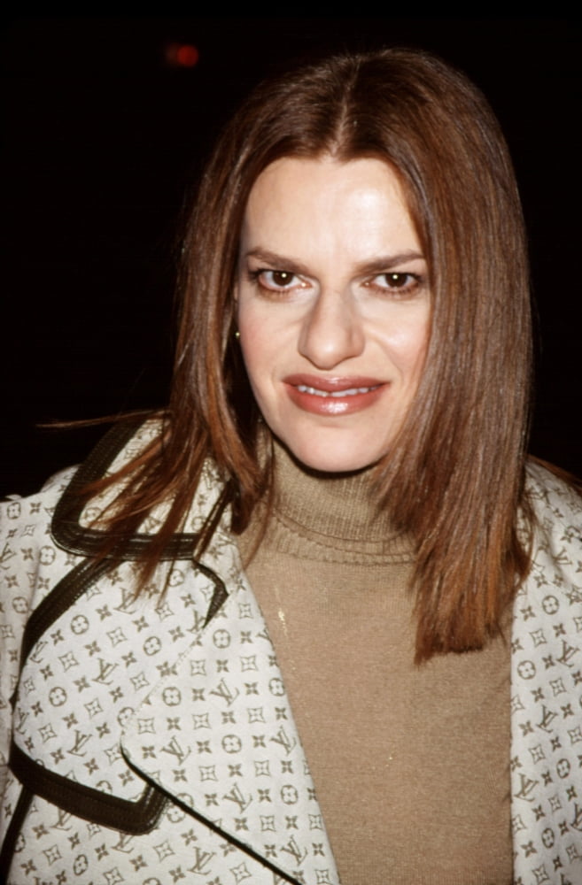 Sandra Bernhard in a Louis Vuitton outfit at the Michael Kors Fashion Show photo print.