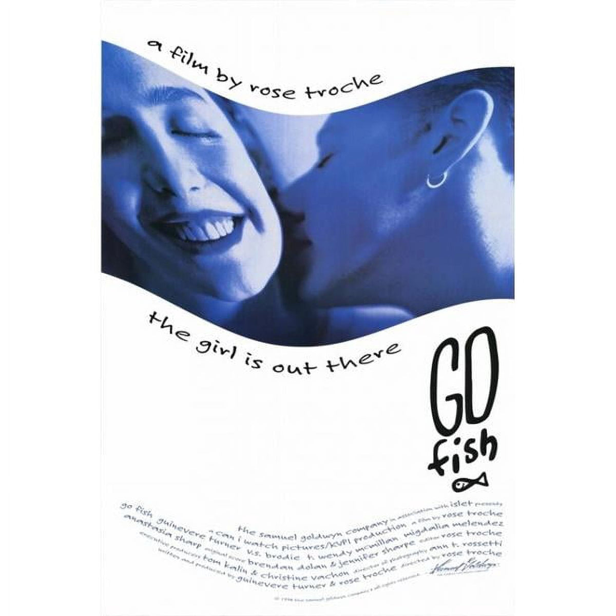 Go Fish Movie Poster Print 27x40 showcasing vibrant colors and playful design.