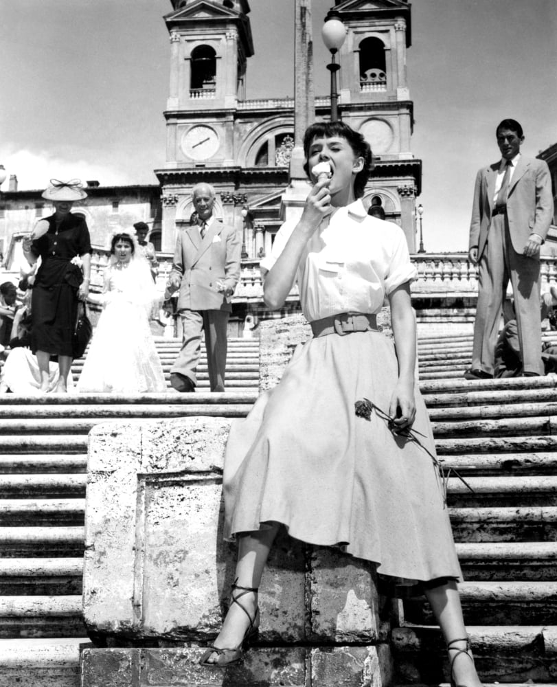 Roman Holiday Photo Print capturing classic cinema elegance.
