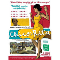 Chico & Rita Movie Poster Print 27x40 - vibrant artwork capturing the essence of love and music.