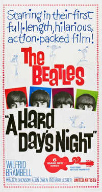 A Hard Day's Night movie poster masterprint 11x17 size.