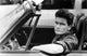 Charlie Sheen photo print sitting in a car, pop culture art