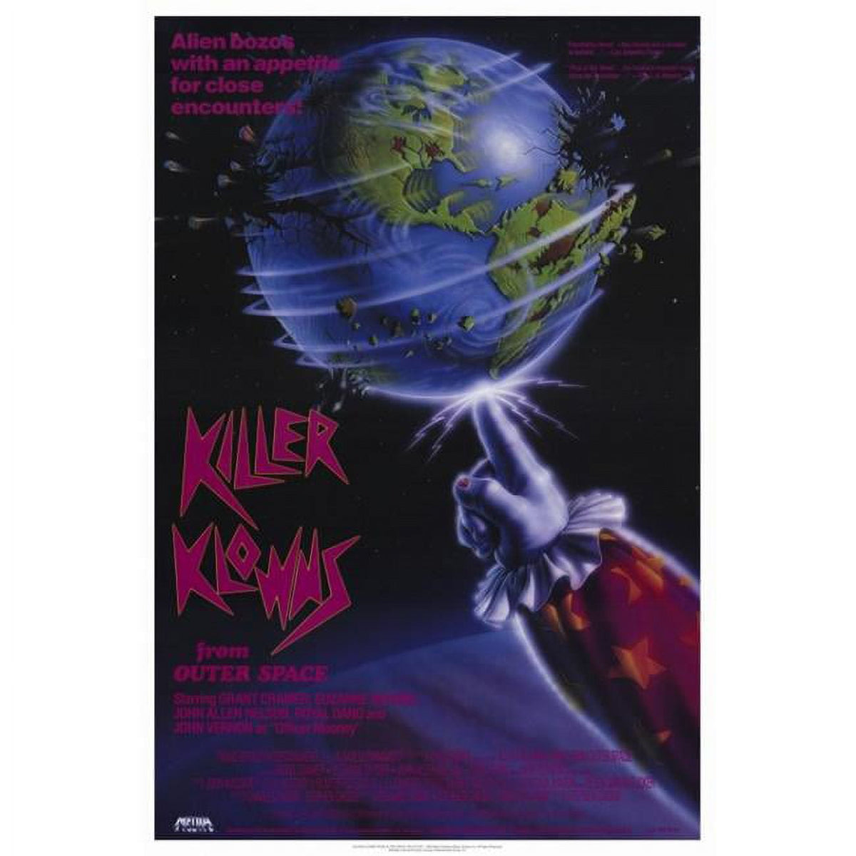 Killer Klowns from Outer Space movie poster print 27x40