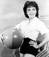 Annette Funicello Beach Ball Photo Print - Vibrant summer decor