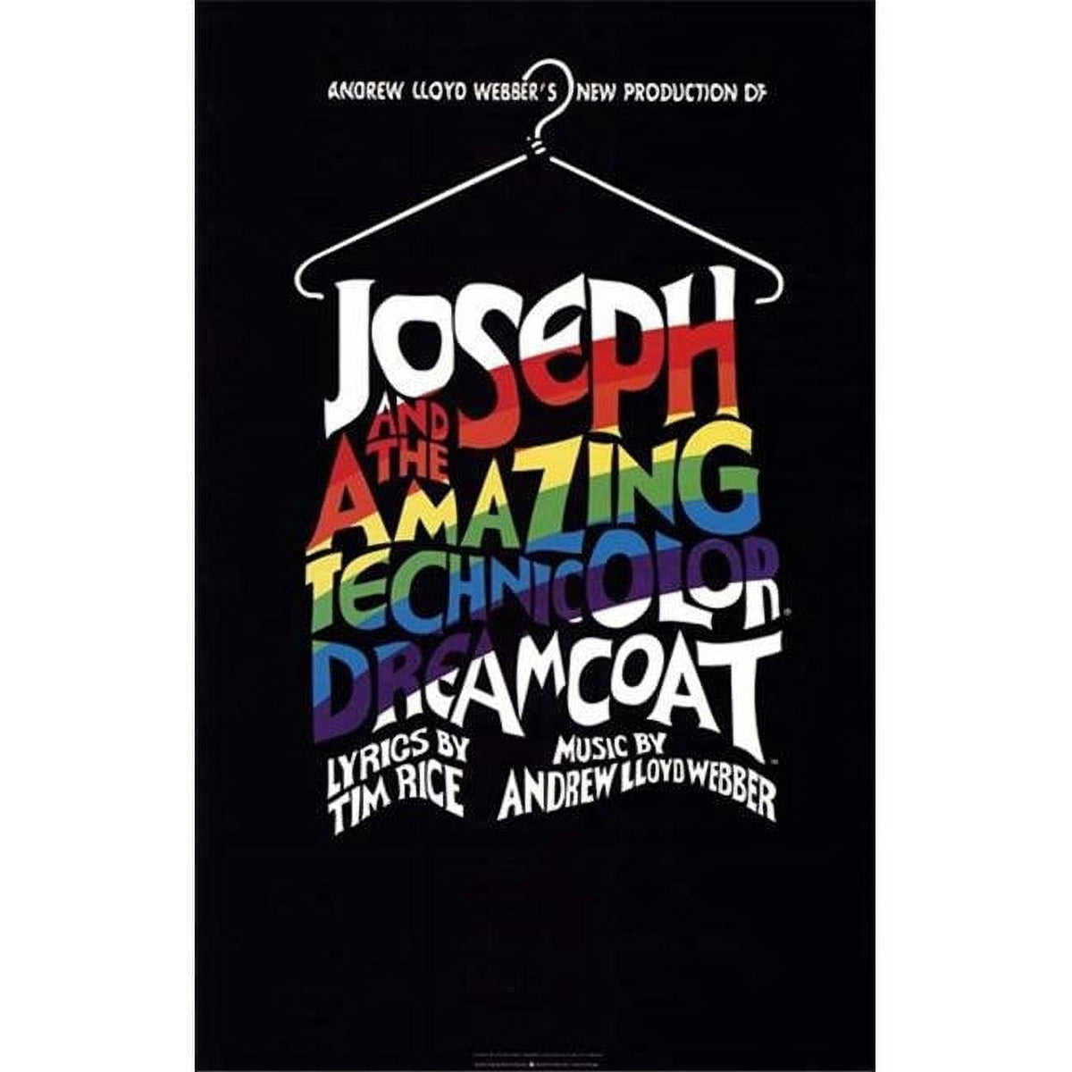 Joseph and the Amazing Technicolor Dreamcoat Broadway movie poster 11 x 17