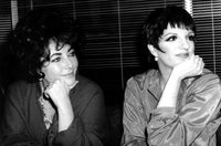 Elizabeth Taylor and Liza Minnelli photo print, classic Hollywood stars