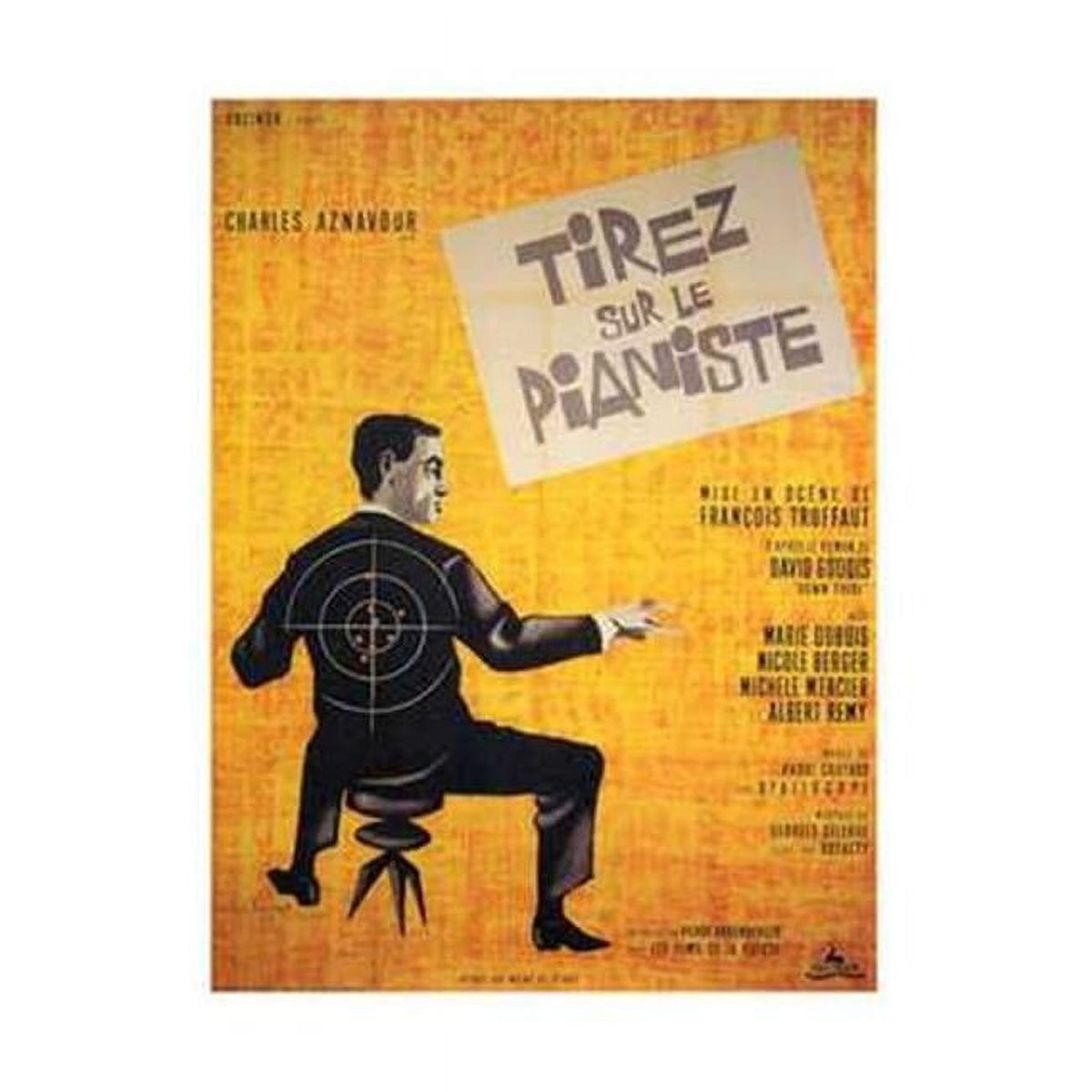 Shoot the Piano Player Movie Poster 11x17