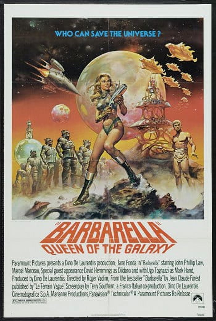 Barbarella movie poster 11x17 classic sci-fi art print