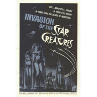 Invasion of the Star Creatures Movie Poster Print 27x40