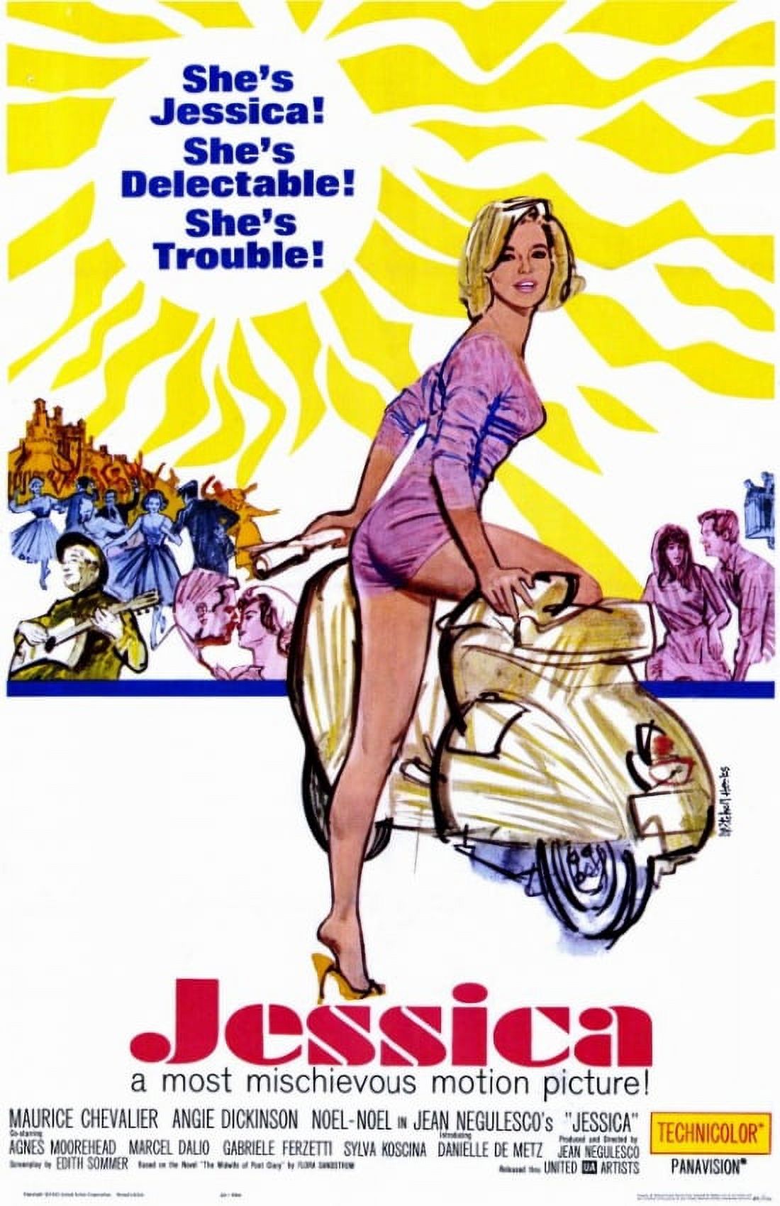 Jessica Movie Poster Print 27x40 - vibrant cinematic art