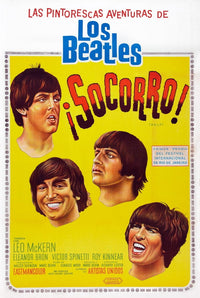 The Beatles 1965 Movie Masterprint Poster featuring Paul McCartney, John Lennon, Ringo Starr, and George Harrison.