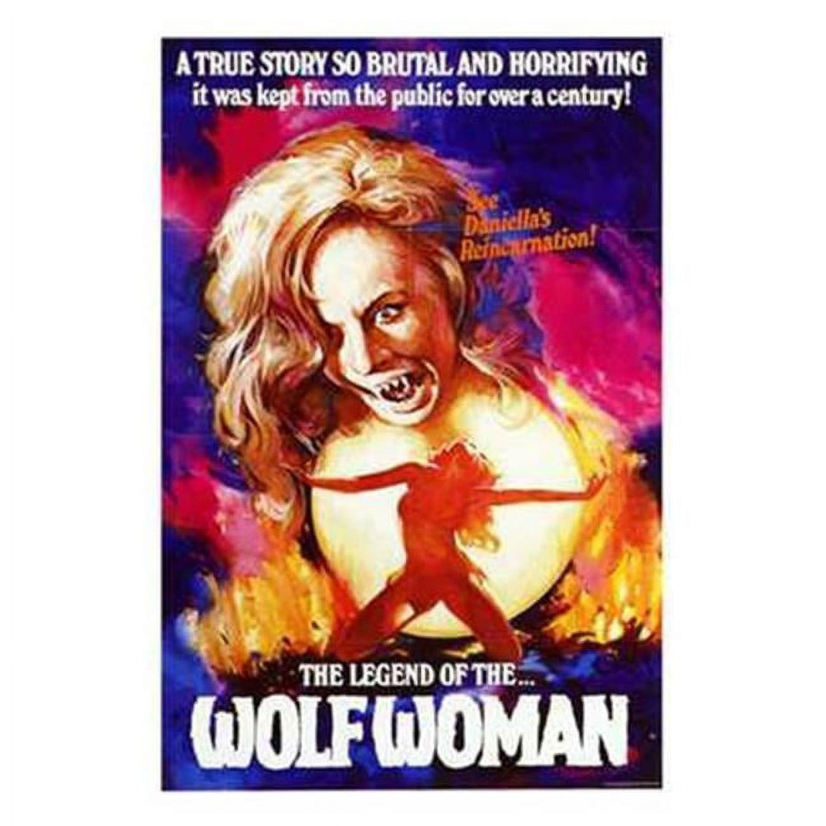 Legend of Wolf Woman Movie Poster 11x17 for home décor