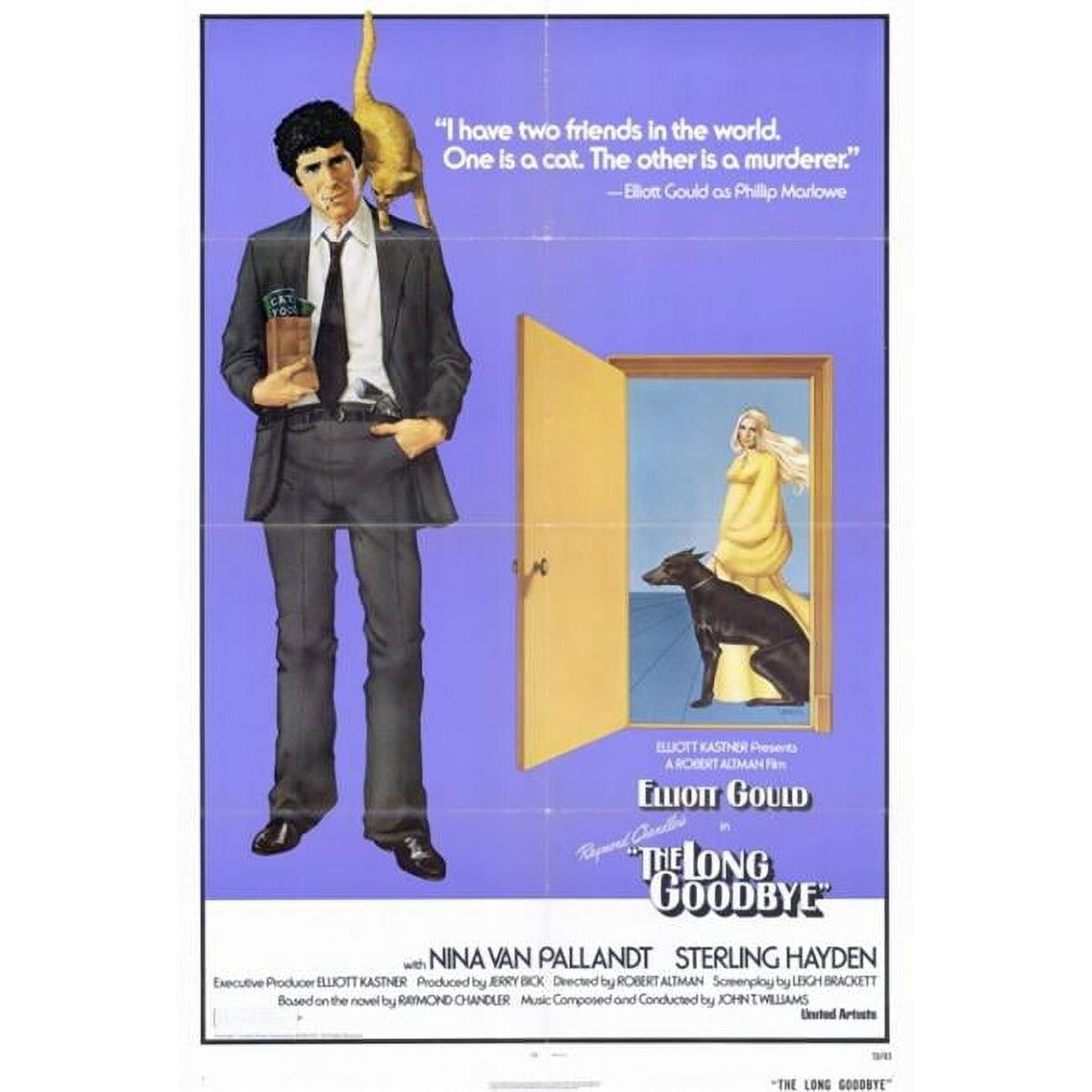 The Long Goodbye Movie Poster Print 27x40 - Iconic Film Artwork