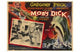 Moby Dick movie poster print featuring classic film artwork in 17x11 size.