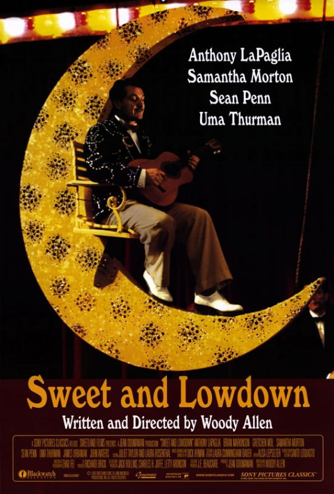 Sweet and Lowdown Movie Poster Print 27x40