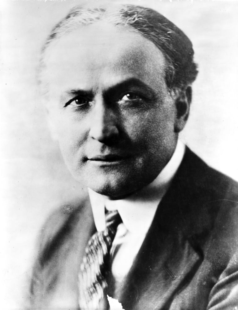 Harry Houdini Photo Print capturing the essence of magic and illusion.