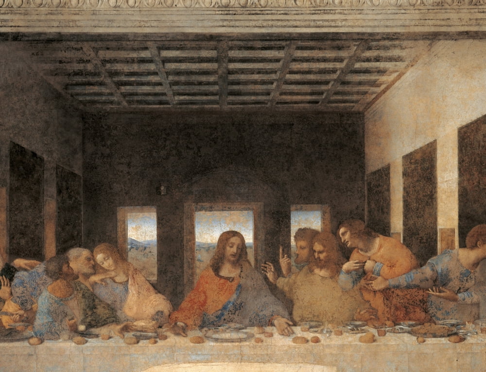 The Last Supper Poster Print showcasing Leonardo da Vinci's iconic artwork.