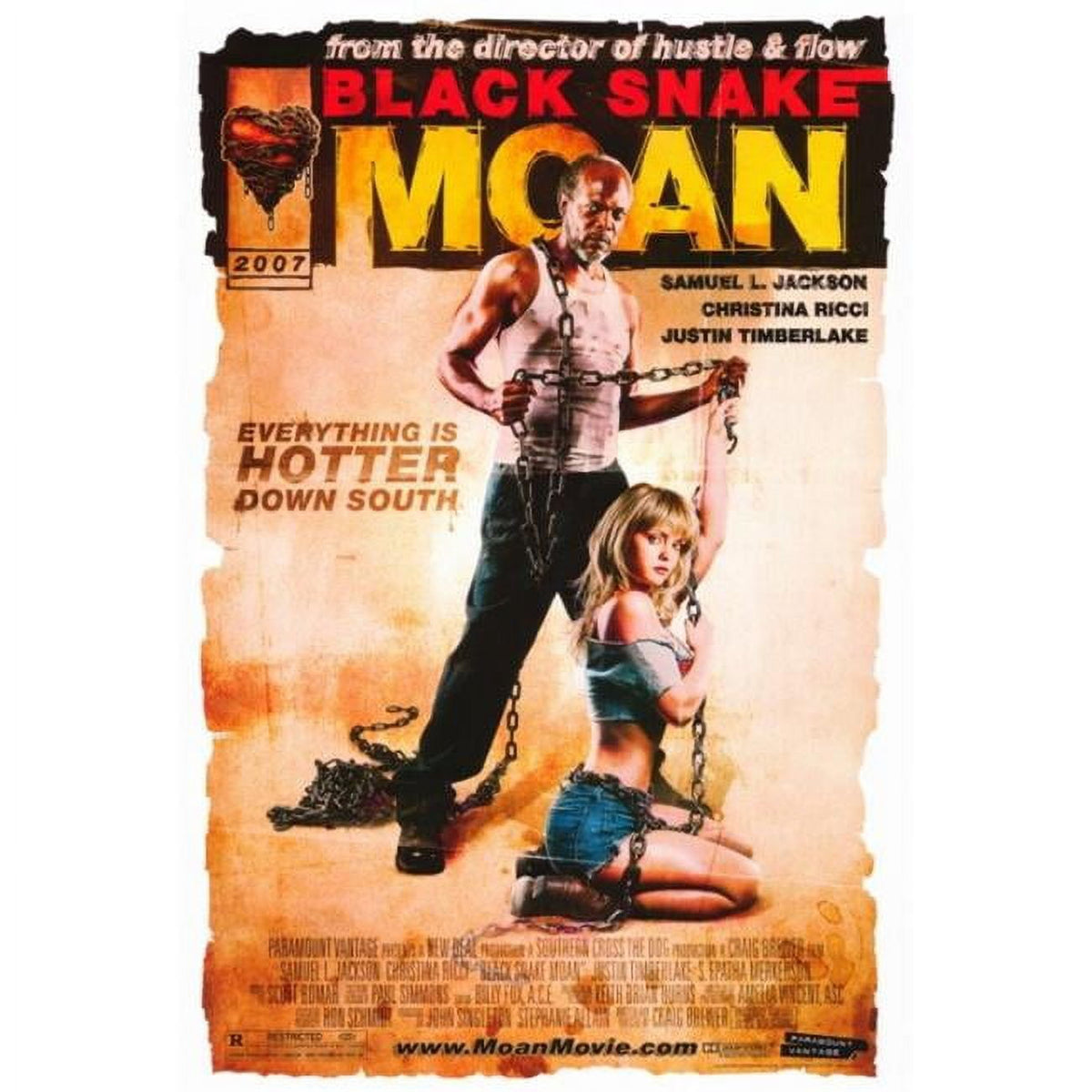 Black Snake Moan Movie Poster Print 27x40