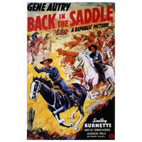 Back in the Saddle Movie Poster Print 27x40