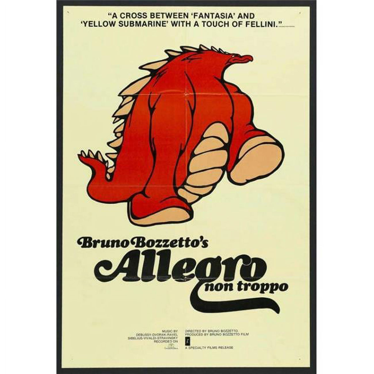 Allegro Non Troppo Movie Poster Print 27x40