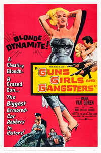 Guns, Girls, and Gangsters Movie Masterprint Poster featuring Mamie Van Doren