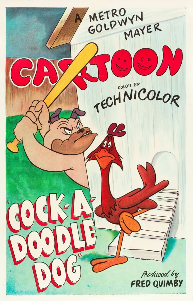 Cock-A-Doodle Dog Art Movie Masterprint Poster Print