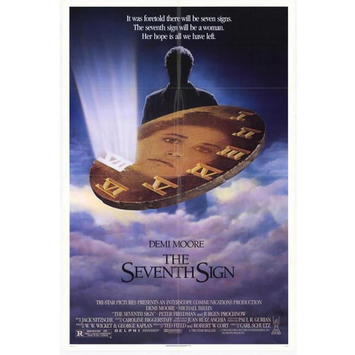 The Seventh Sign Movie Poster Print in 27x40 inches.