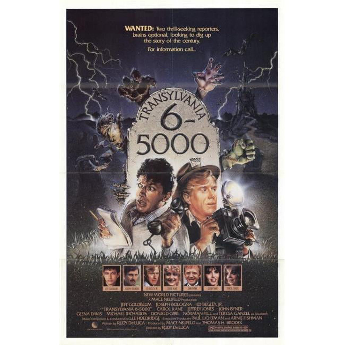 Transylvania 6-5000 Movie Poster in 11x17 size
