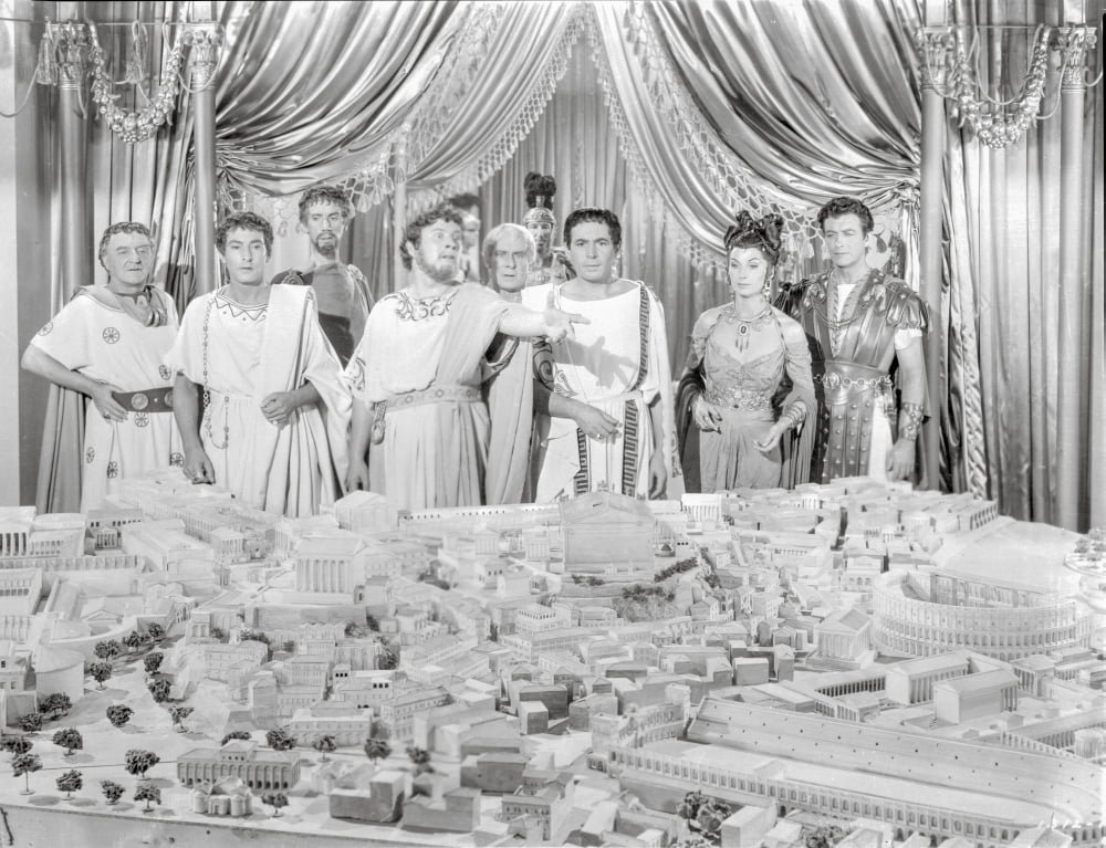 Quo Vadis cast members black and white photo print