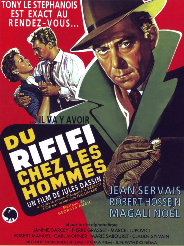 Du Rififi Chez Les Hommes movie masterprint poster featuring Carl Mohner and Jean Servais.