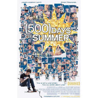 500 Days of Summer 11x17 Movie Poster showcasing the film's romantic theme.