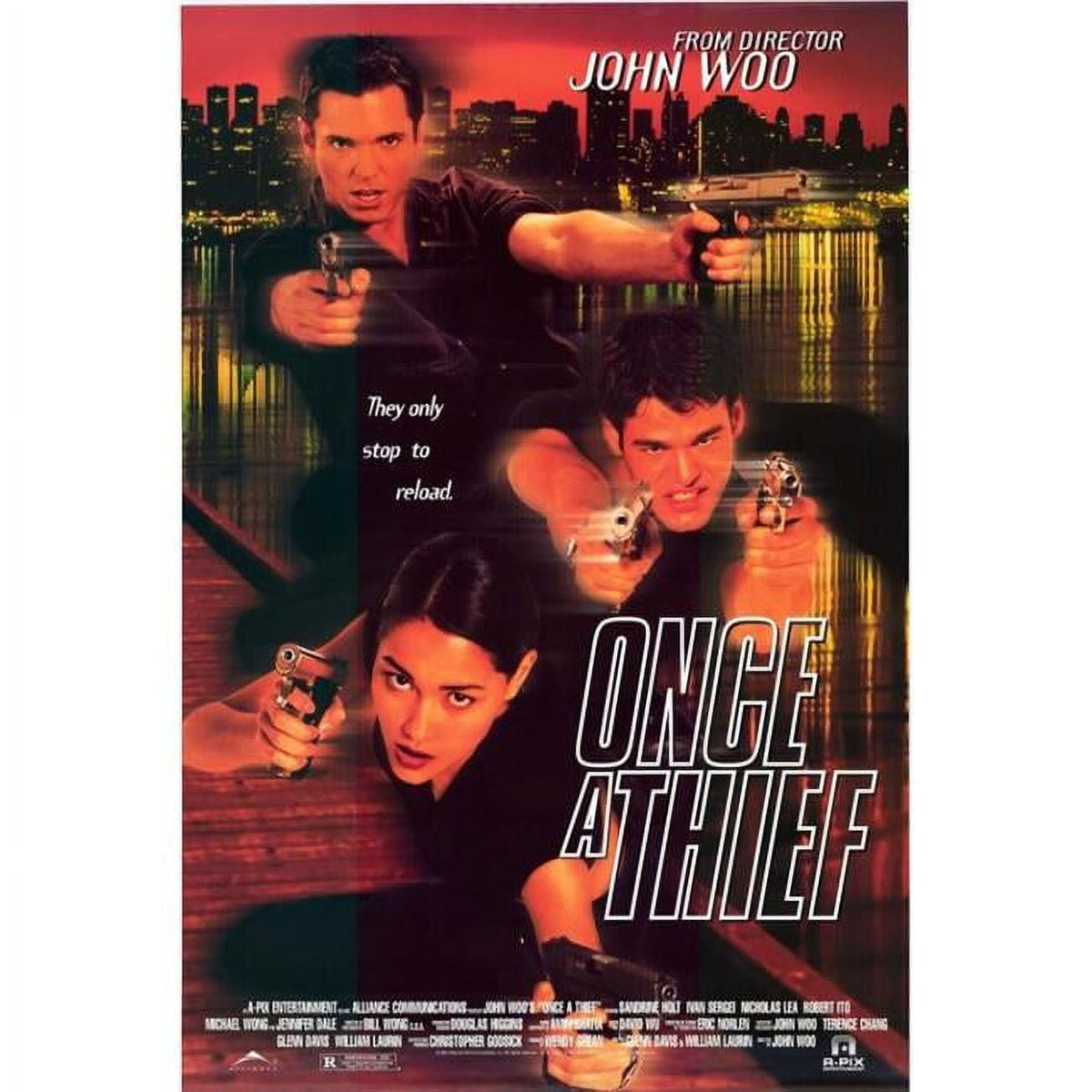 Once a Thief Movie Poster Print 27x40 - vibrant film artwork