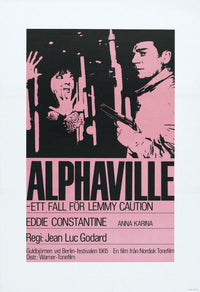 Alphaville Movie Masterprint Poster featuring Anna Karina and Eddie Constantine (11x17)