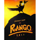 Rango movie poster print featuring vibrant colors and animated imagery.