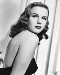 Deanna Durbin over the shoulder photo print in multiple sizes.