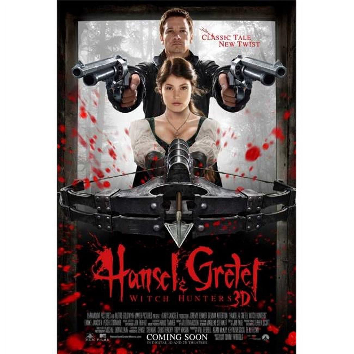 Hansel & Gretel: Witch Hunters Movie Poster Print 27x40