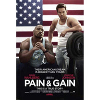 Pain and Gain movie poster 11x17 print featuring action and humor.