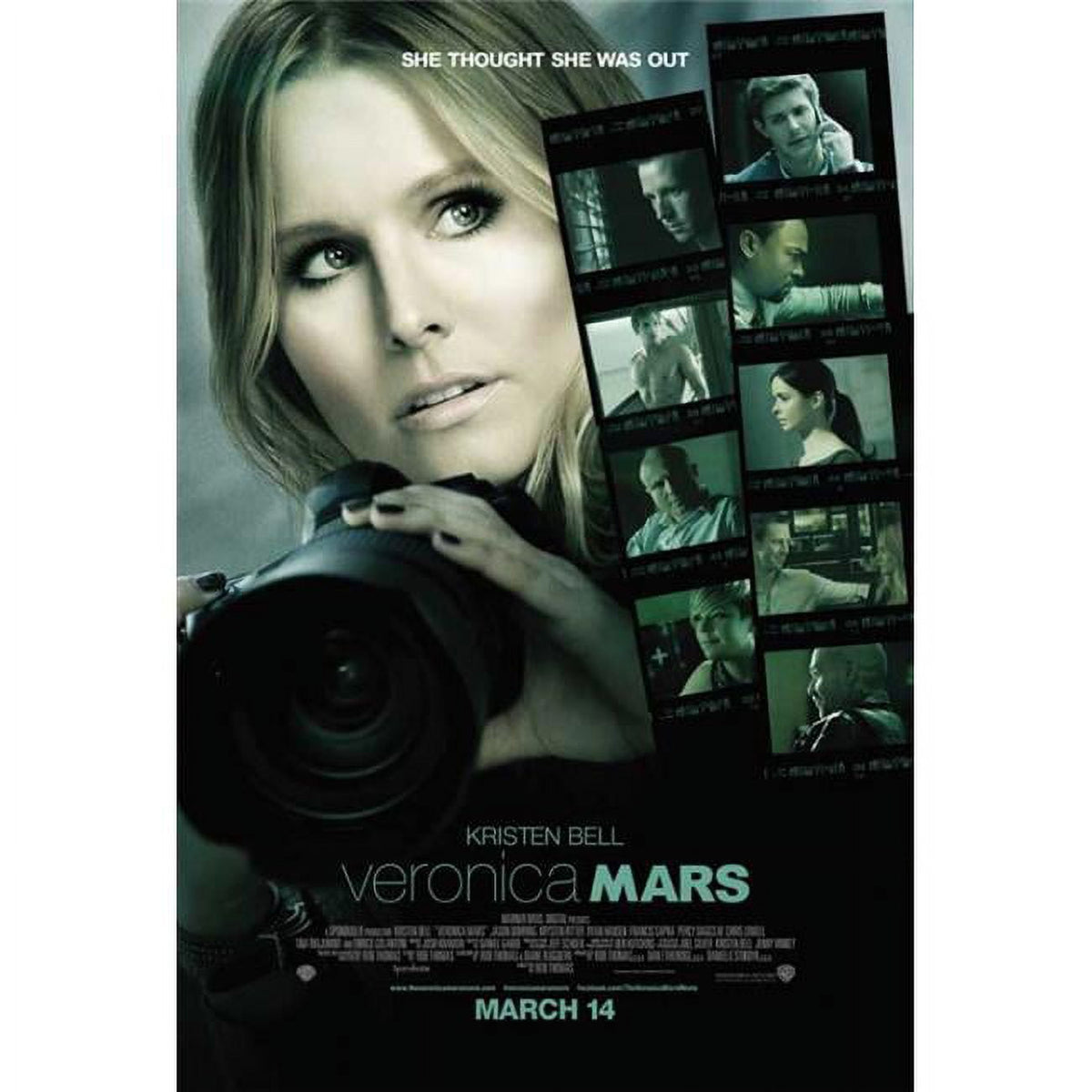 Veronica Mars movie poster print showcasing vibrant colors and iconic imagery.