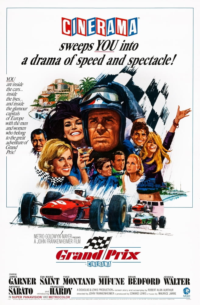 Grand Prix Movie Poster Masterprint - 11x17 size