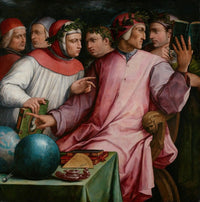 Six Tuscan Poets fine art print by Giorgio Vasari, Renaissance artwork