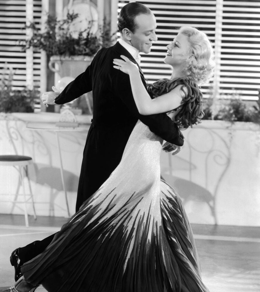 The Gay Divorcee movie photo print showcasing vintage charm.