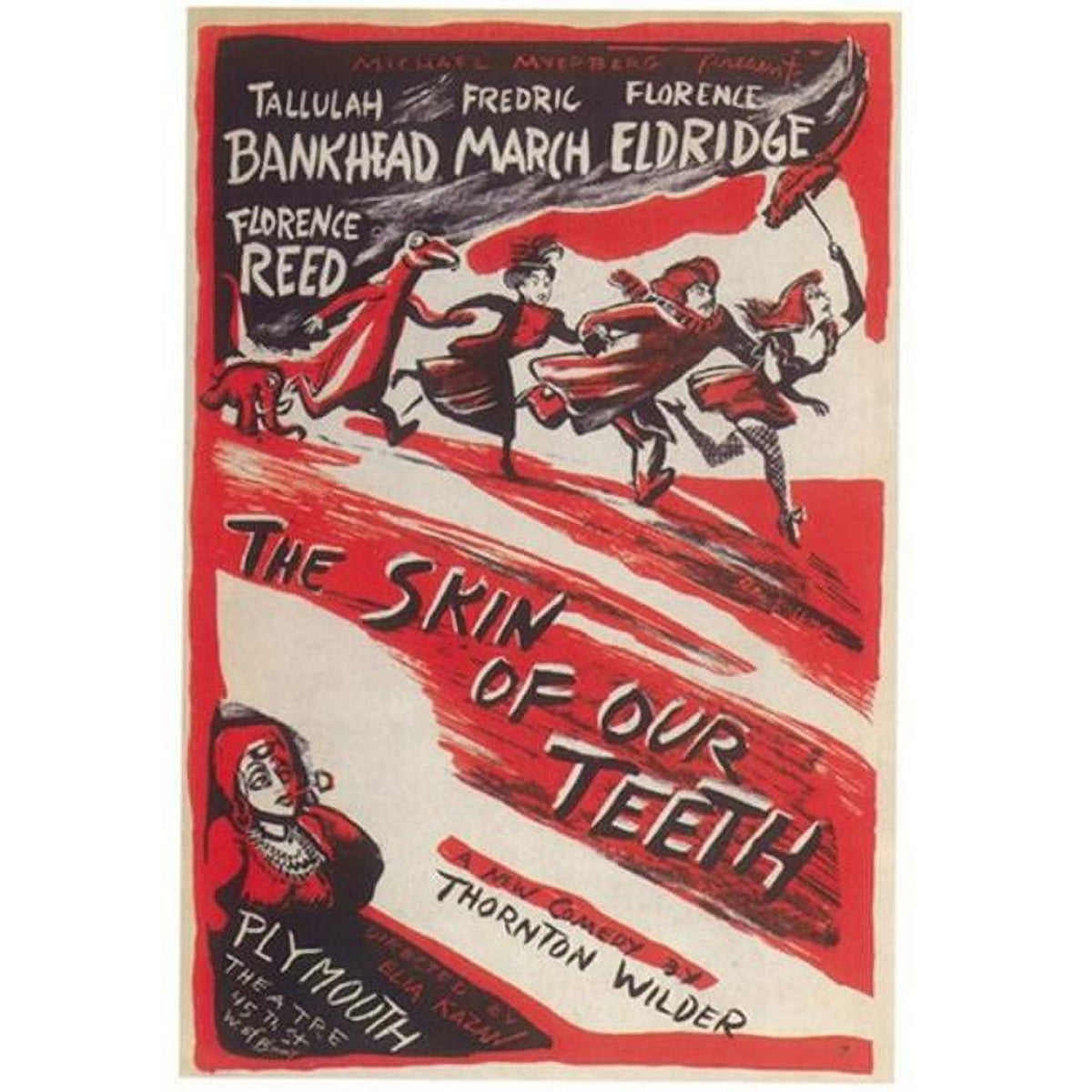 The Skins of Our Teeth Broadway movie poster 11x17