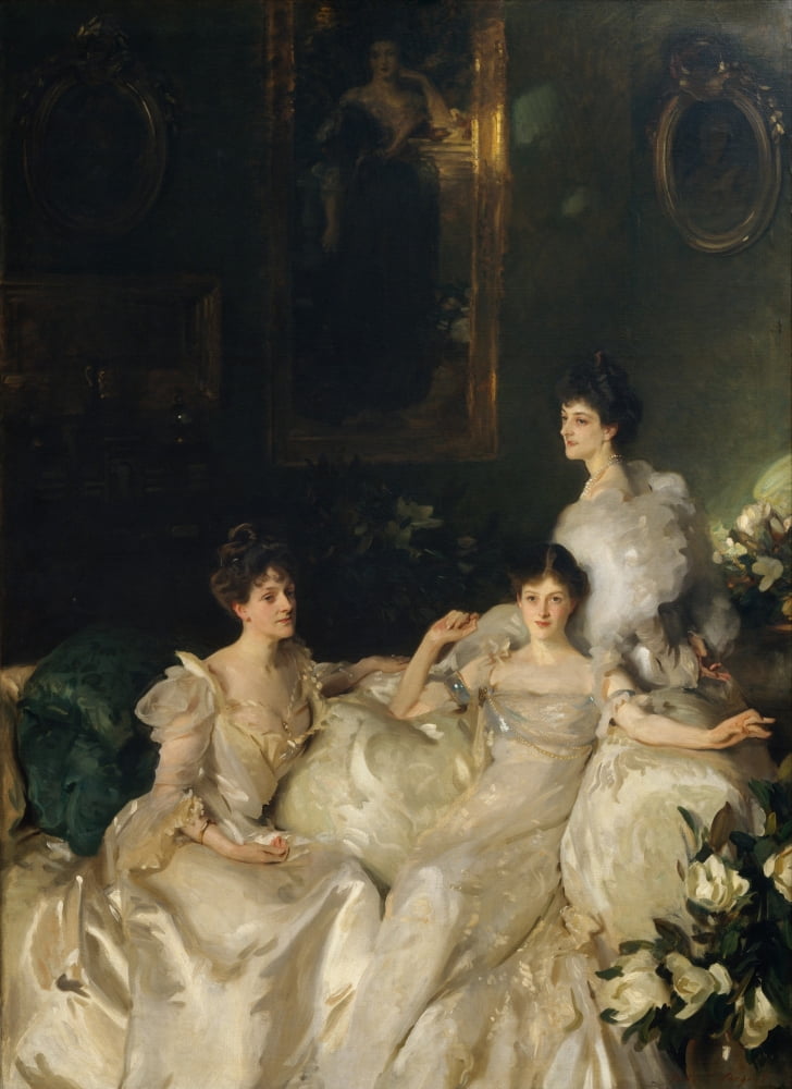 The Wyndham Sisters fine art print showcasing elegance and sophistication