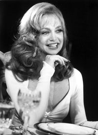 Goldie Hawn smiling in white gown photo print 8x10
